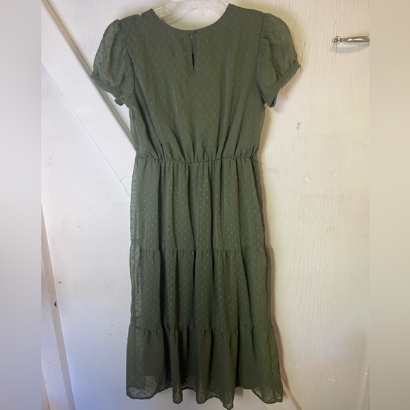 Wonder nation green Boho Two piece xl dress and cream speechless large vest - Picture 5 of 10